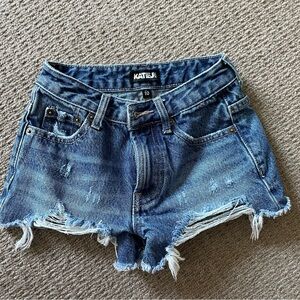 Like new Katiej nyc size 10 jean shorts